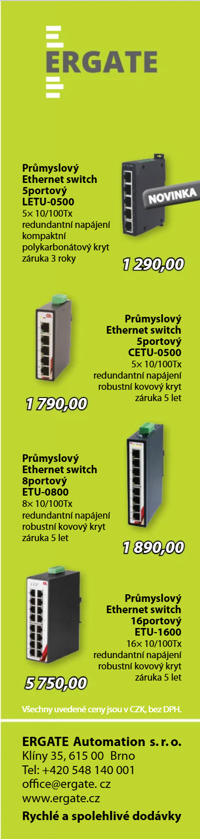 ERGATE inzerce