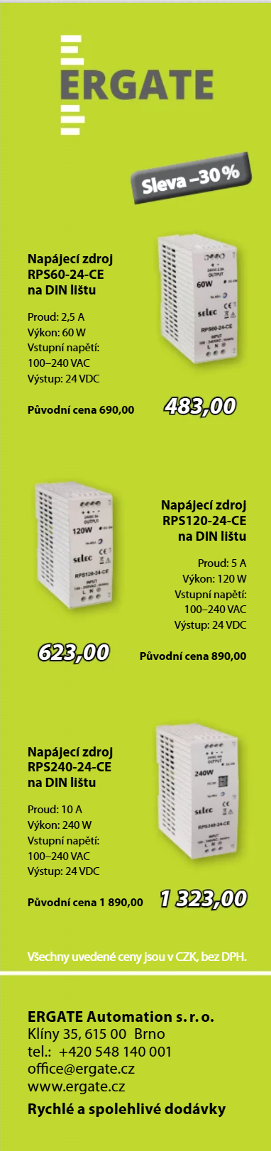 ERGATE inzerce
