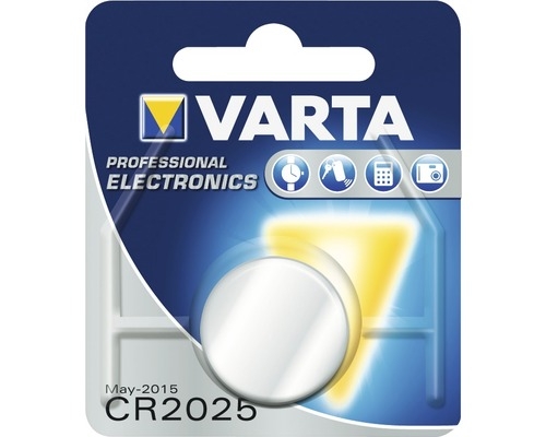Knoflíková baterie Varta CR2025