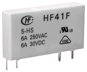 Miniaturní průmyslové relé řady HF41F012-ZS