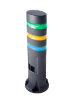 LED signalizační maják LD6A-3DZQB-GYS, zvukový alarm
