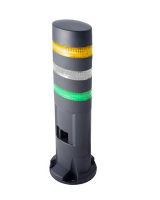 LED signalizační maják LD6A-3DZQB-YWG, zvukový alarm