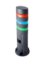 LED signalizační maják LD6A-3DZQB-RSG, zvukový alarm