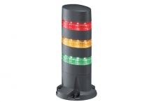 LED signalizační maják LD6A-3DZQB-WSR, zvukový alarm